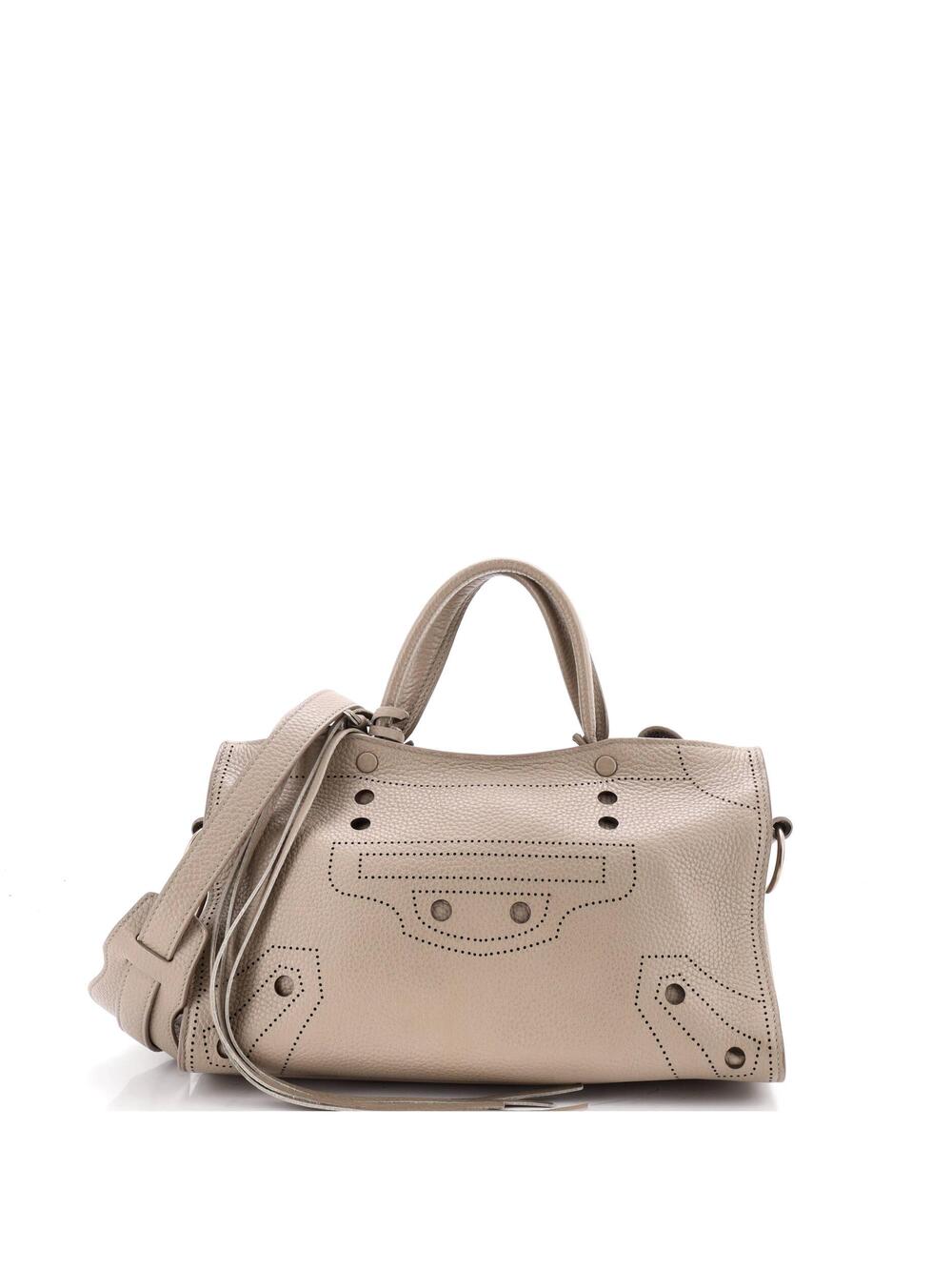 Balenciaga Blackout City Bag Leather #348013B11B